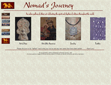 Tablet Screenshot of nomadsjourney.com